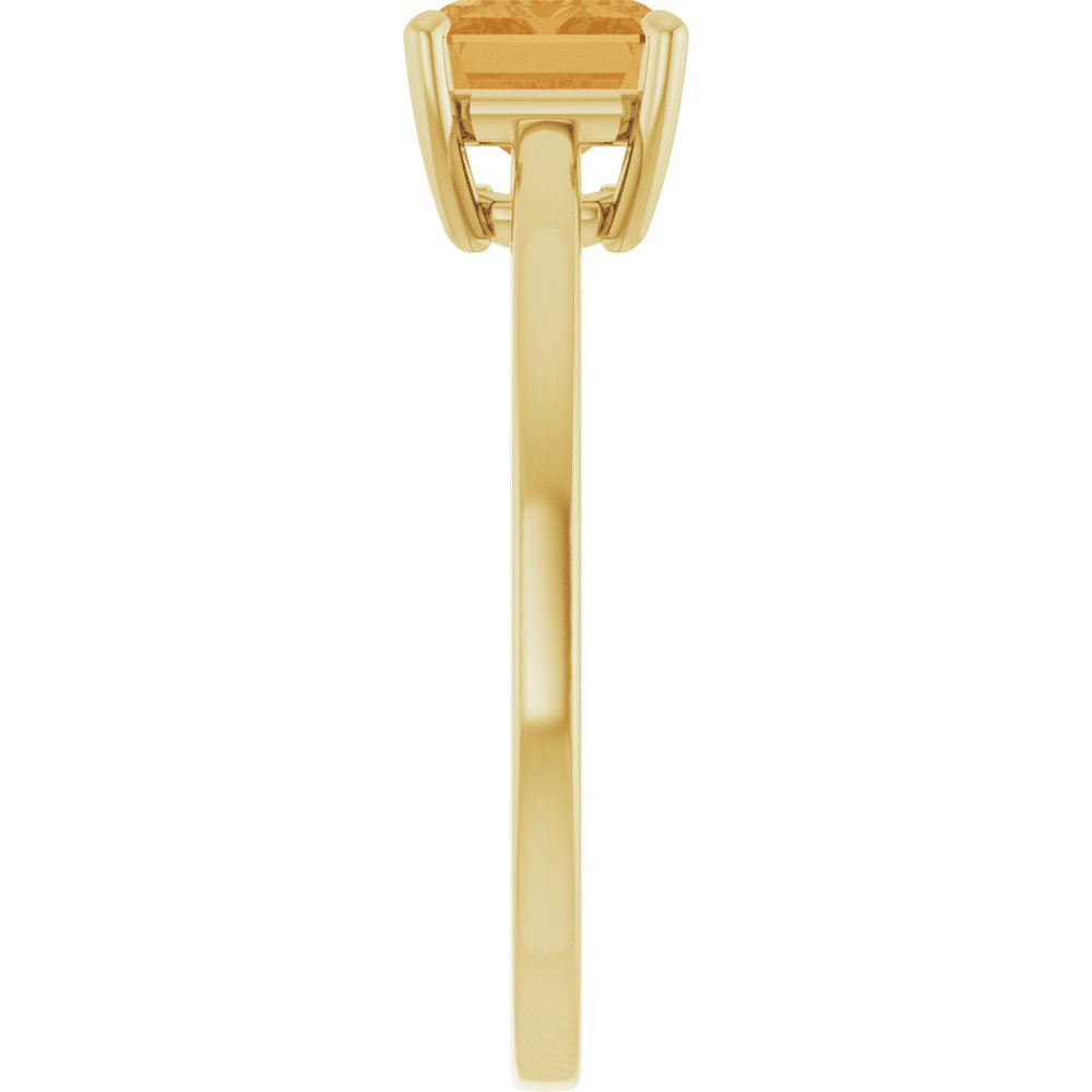 14K Yellow Gold Natural Citrine Ring