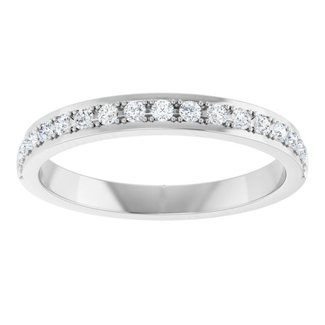 14K White 1/4 CTW Natural Diamond Anniversary Band