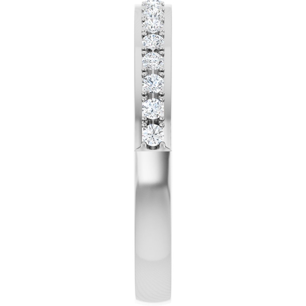 14K White 1/4 CTW Natural Diamond Anniversary Band