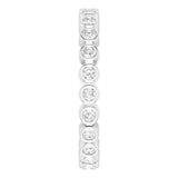 14K White Gold 1/3 CTW Natural Diamond Eternity Band Size 6