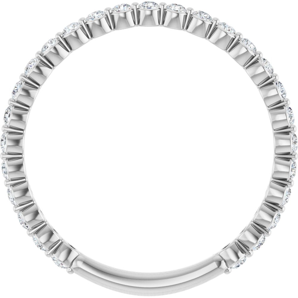 14K White 1/3 CTW Lab-Grown Diamond Anniversary Band