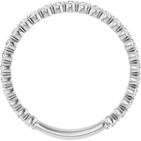 14K White 1/3 CTW Lab-Grown Diamond Anniversary Band