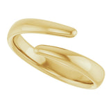 14K Yellow Gold Negative Space Ring