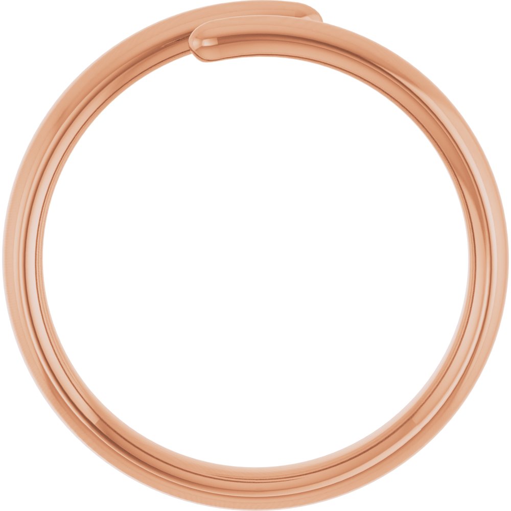 14K Rose Gold Negative Space Ring
