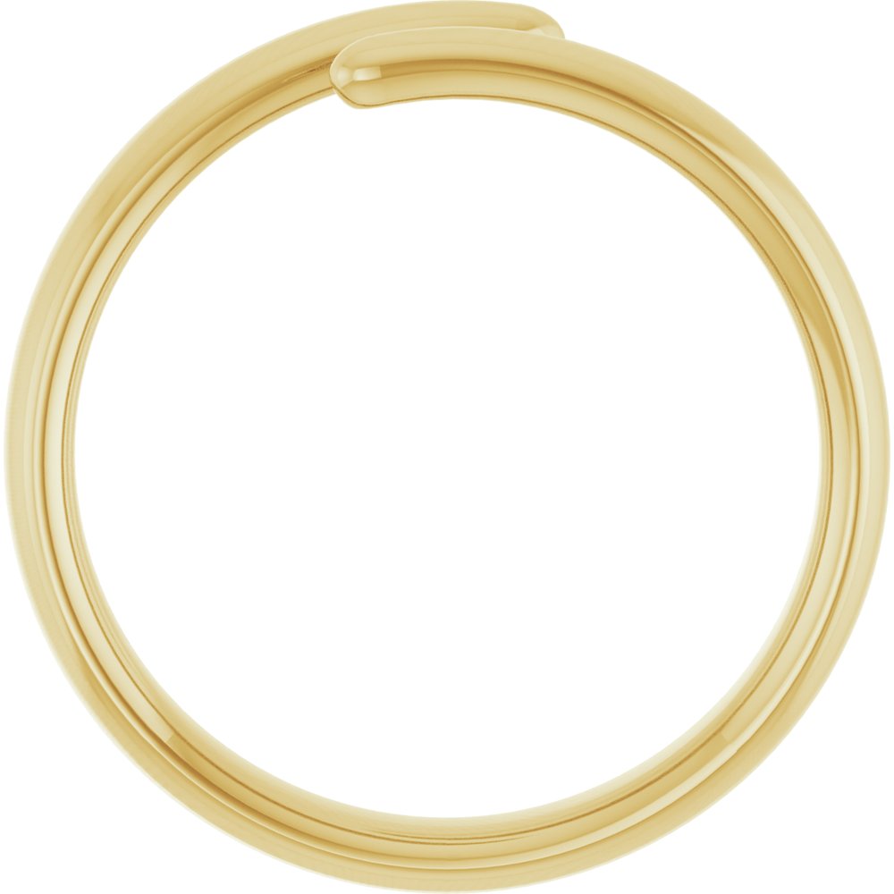 14K Yellow Gold Negative Space Ring