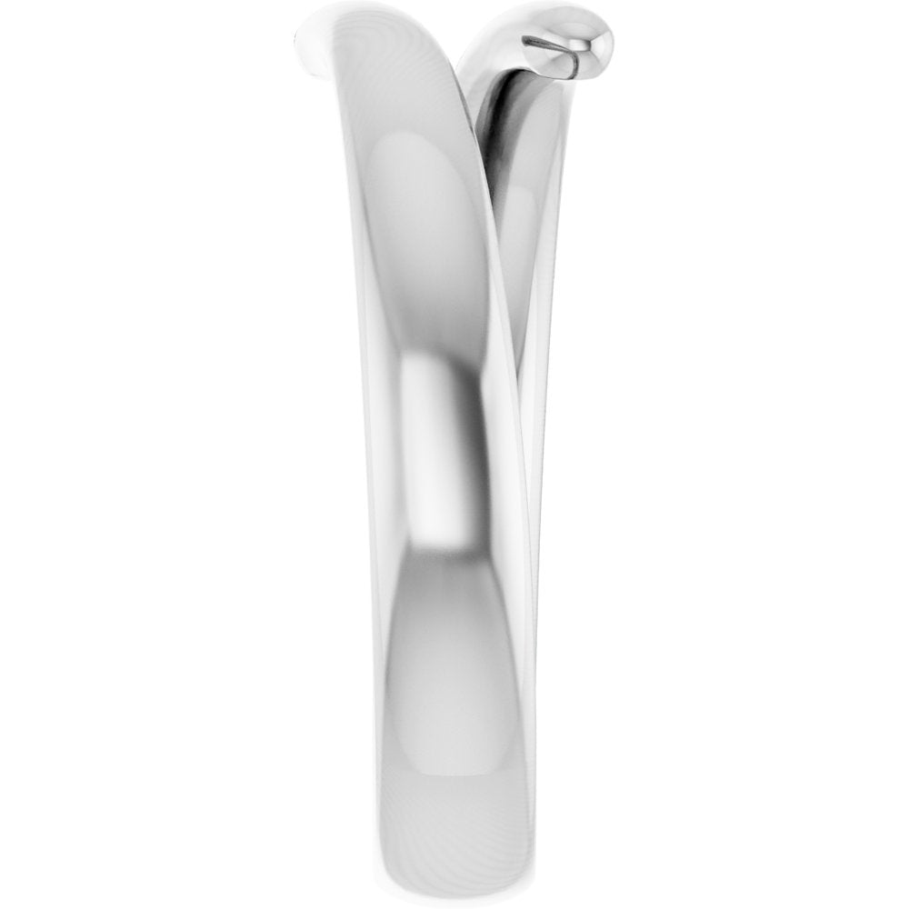 14K White Gold Negative Space Ring