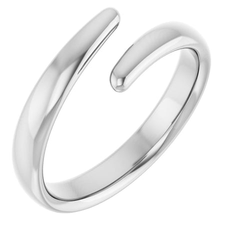 14K White Gold Negative Space Ring