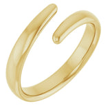 14K Yellow Gold Negative Space Ring