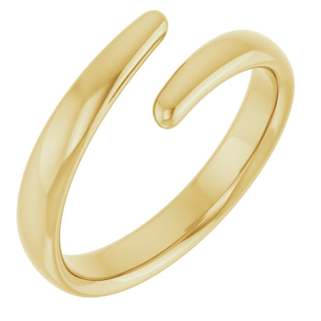 14K Yellow Gold Negative Space Ring