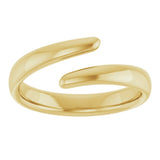 14K Yellow Gold Negative Space Ring