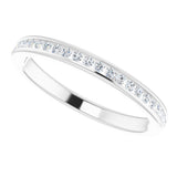 14K White 1/5 CTW Natural Diamond Anniversary Band