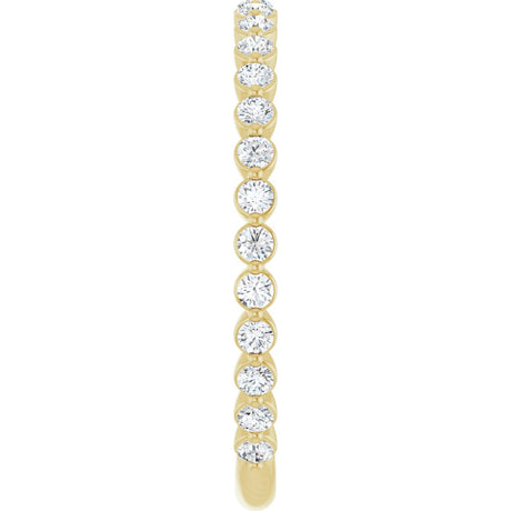 14K Yellow 1 1/6 CTW Lab-Grown Diamond Anniversary Band