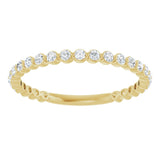 14K Yellow 1/3 CTW Natural Diamond Anniversary Band