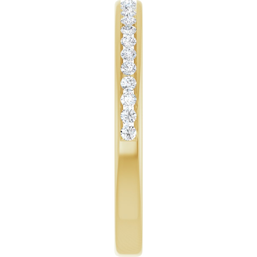 14K Yellow Gold 1/5 CTW Natural Diamond Anniversary Band