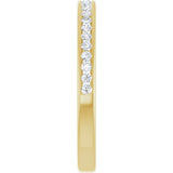 14K Yellow Gold 1/5 CTW Natural Diamond Anniversary Band