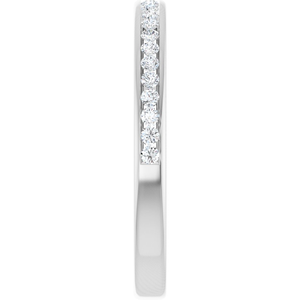 14K White Gold 1/5 CTW Natural Diamond Anniversary Band