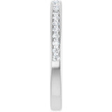14K White Gold 1/5 CTW Natural Diamond Anniversary Band