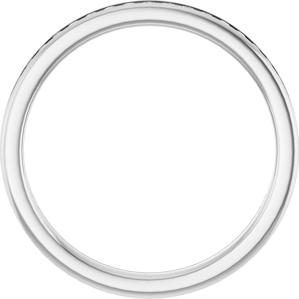 14K White Gold 1/5 CTW Natural Diamond Anniversary Band