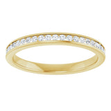 14K Yellow Gold 1/5 CTW Natural Diamond Anniversary Band
