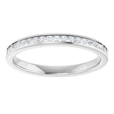 14K White Gold 1/5 CTW Natural Diamond Anniversary Band