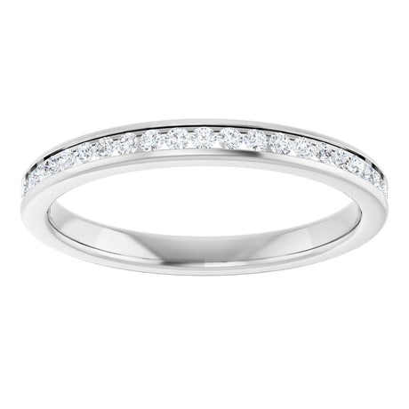 14K White Gold 1/5 CTW Natural Diamond Anniversary Band