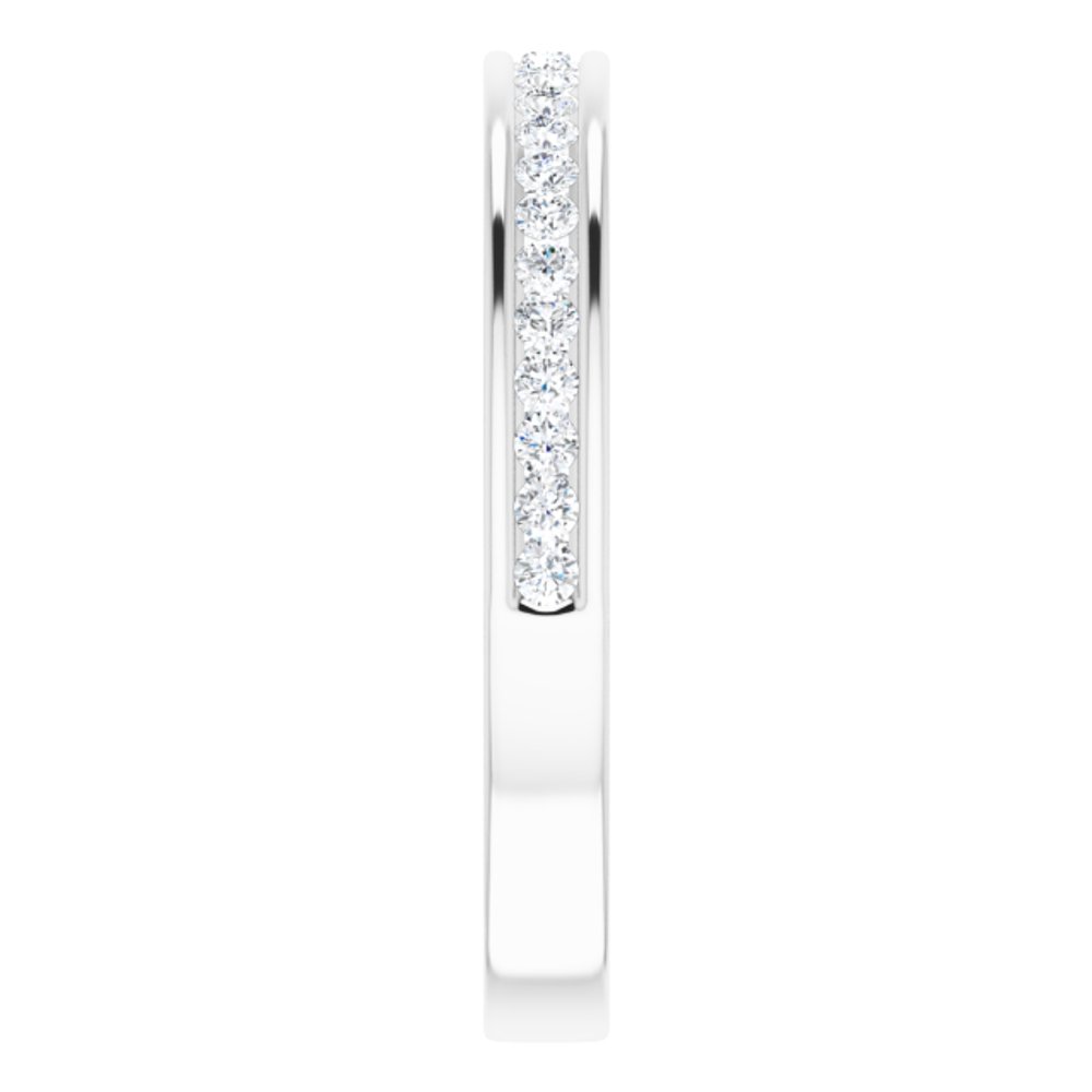 14K White 1/3 CTW Natural Diamond Anniversary Band