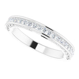 14K White 1/3 CTW Natural Diamond Anniversary Band