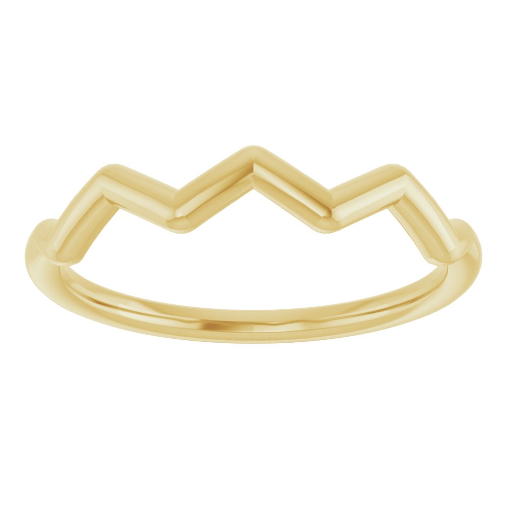 14K Yellow Stackable Ring