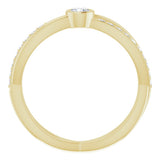 14K Yellow 1/3 CTW Natural Diamond Ring