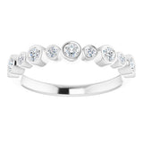 14K White Gold 1/3 CTW Natural Diamond Ring