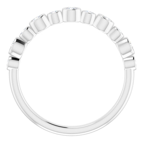 14K White Gold 1/3 CTW Natural Diamond Ring