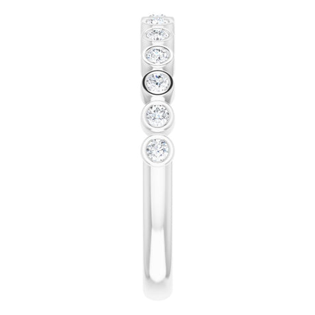 14K White Gold 1/4 CTW Natural Diamond Ring