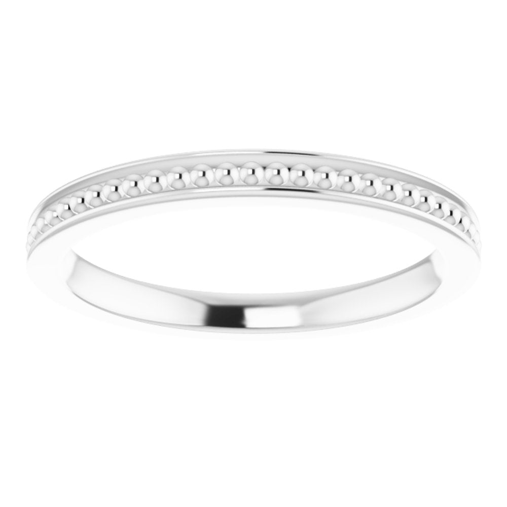 Sterling Silver Stackable Bead Ring