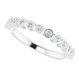 14K White Gold 1/4 CTW Natural Diamond Ring