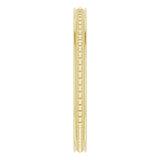 14K Yellow Gold Stackable Bead Ring