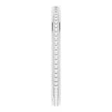 14K White Gold Stackable Bead Ring