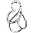 Sterling Silver Freeform Slide Pendant