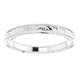 Sterling Silver Vintage-Style Band