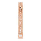 10K Rose Gold Vintage-Inspired Band