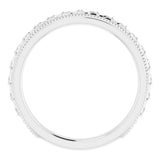 Platinum Vintage-Inspired Band