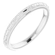 Platinum Vintage-Inspired Band