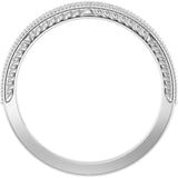 14K White 1/10 CTW Natural Diamond Anniversary Band