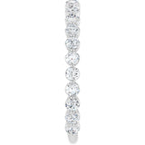 14K White 3/4 CTW Lab-Grown Diamond Anniversary Band