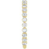 14K Yellow 3/4 CTW Lab-Grown Diamond Anniversary Band