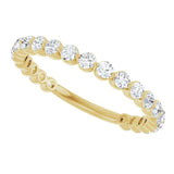 14K Yellow 3/4 CTW Natural Diamond Anniversary Band