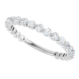 14K White 3/4 CTW Natural Diamond Anniversary Band