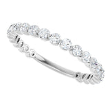 Platinum 3/4 CTW Lab-Grown Diamond Anniversary Band
