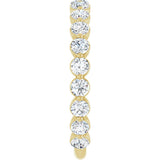 14K Yellow 1 1/6 CTW Natural Diamond Anniversary Band
