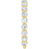 14K Yellow 1 1/6 CTW Natural Diamond Anniversary Band