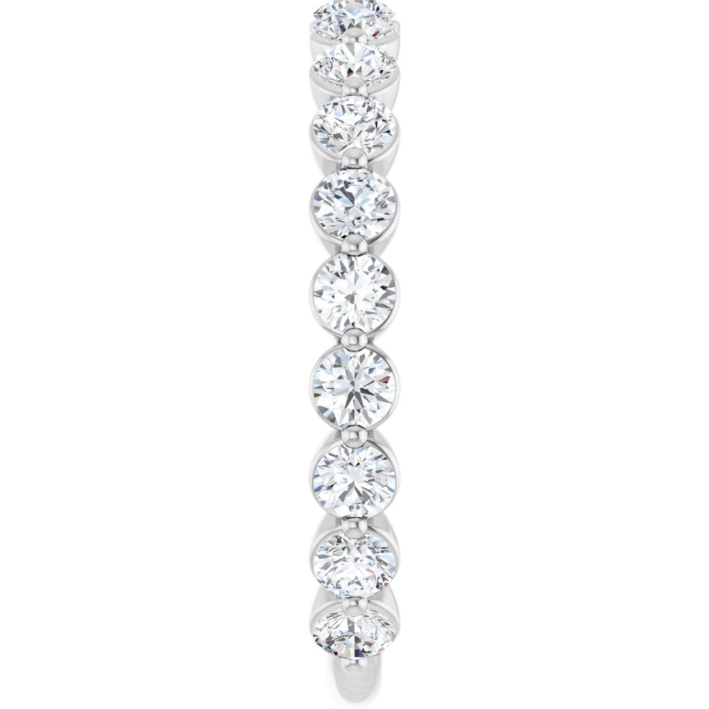 Platinum 1 1/6 CTW Natural Diamond Anniversary Band